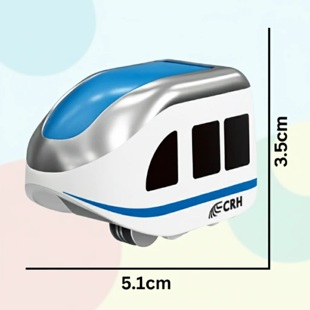 Construction Toy Electric Train Set Magnetic Playset - Image 7